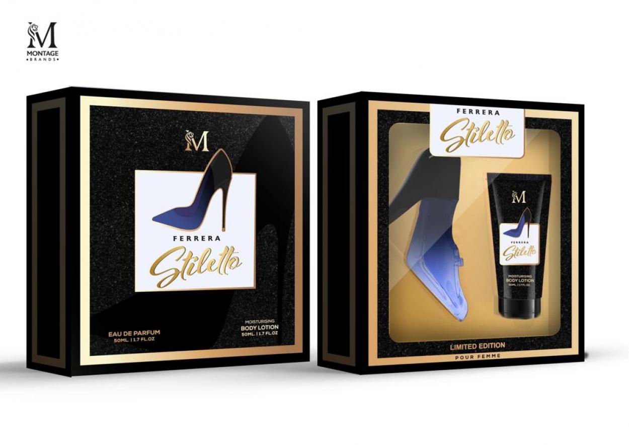Cofanetto Ferrara Stiletto Black EDP + Body Lotion