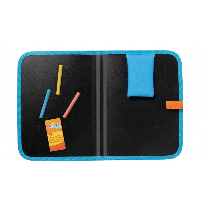 Lavagnetta da Viaggio Baby A4 – Kit Disegno Portatile con Gessetti Colorati