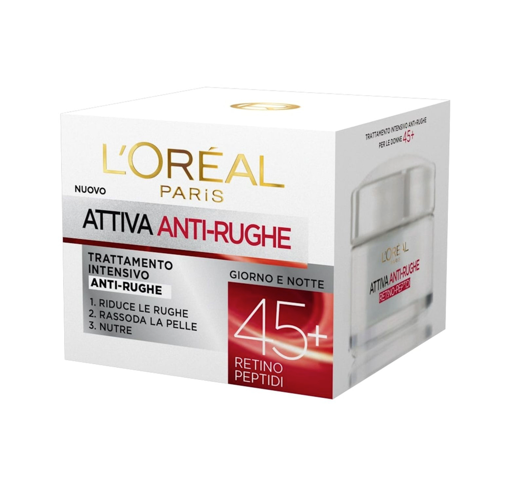 Crema Anti-Rughe Trattamento Intensivo 45+