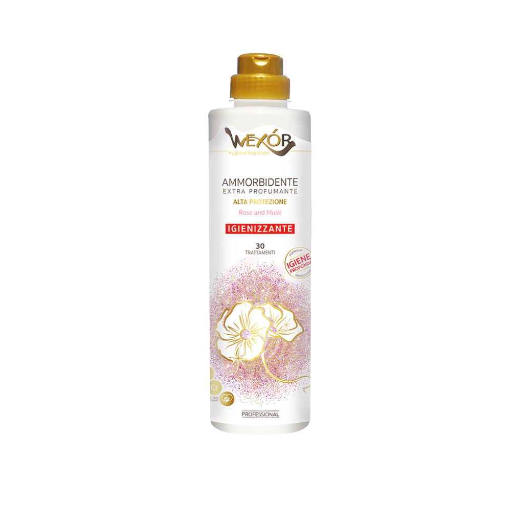 Ammorbidente Igienizzante Rose Musk