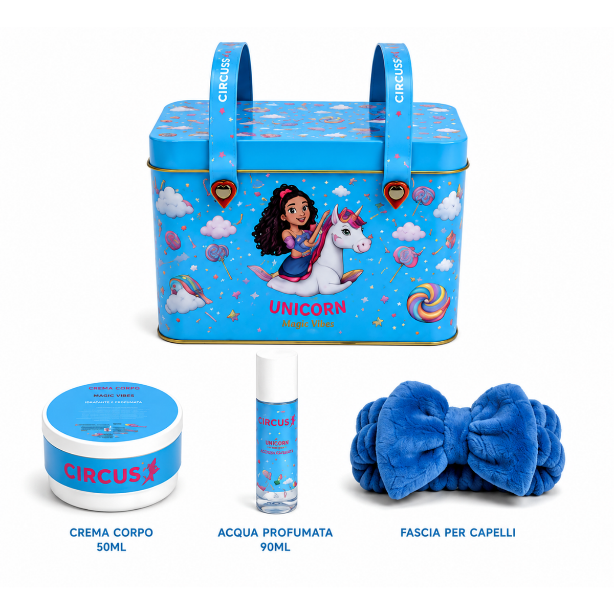 Set Regalo Beauty Candyland, Strawberry, Unicorn, Cotton Candy