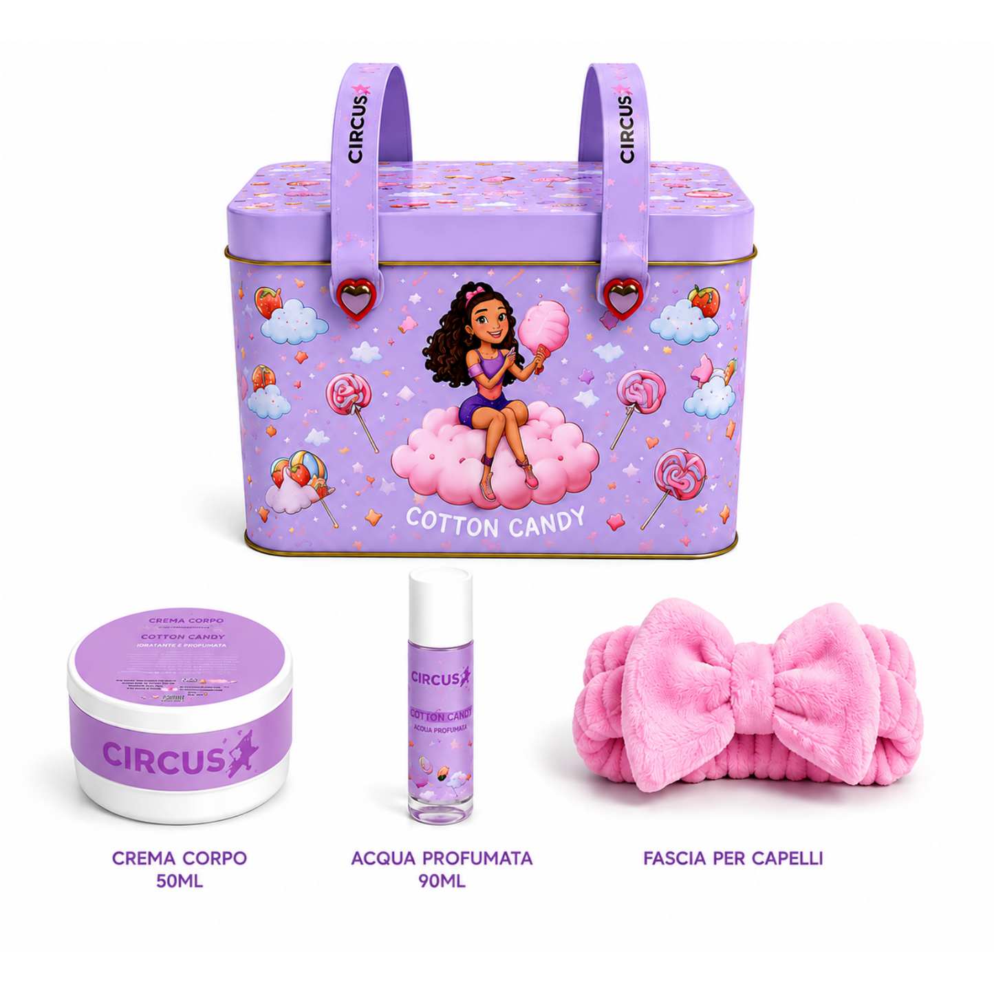 Set Regalo Beauty Candyland, Strawberry, Unicorn, Cotton Candy