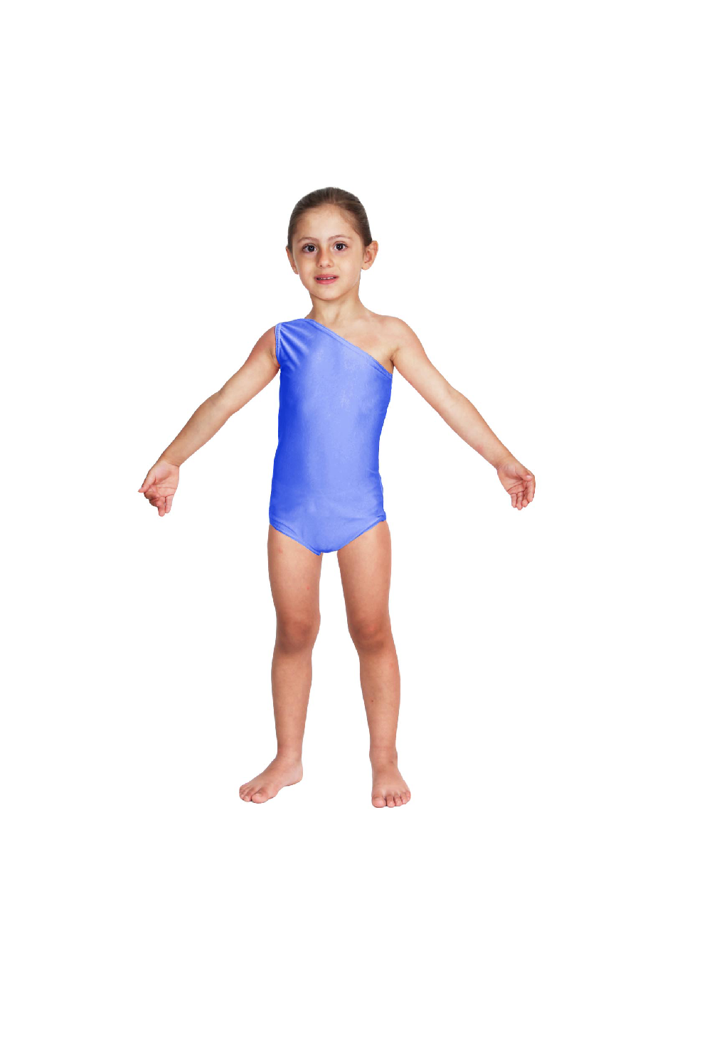 Body Danza Lycra Monospalla Blu