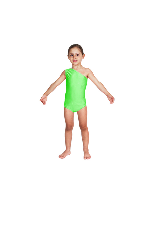 Body Danza Lycra Monospalla Verde