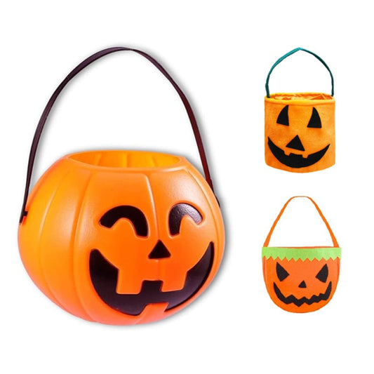 Borsetta porta caramelle halloween zucca