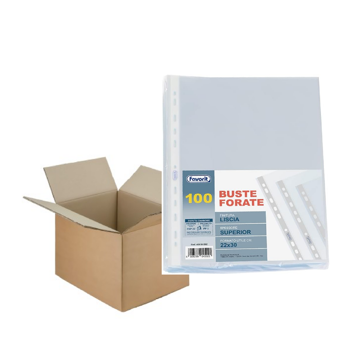 Buste Forate Superior 22x30 500pz.