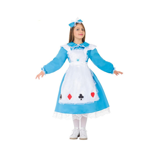 Costume Alice Bambina Tg 5/6anni a 10/11anni