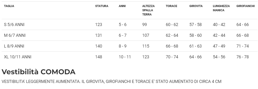Costume America Tg 5/6anni a 10/11anni