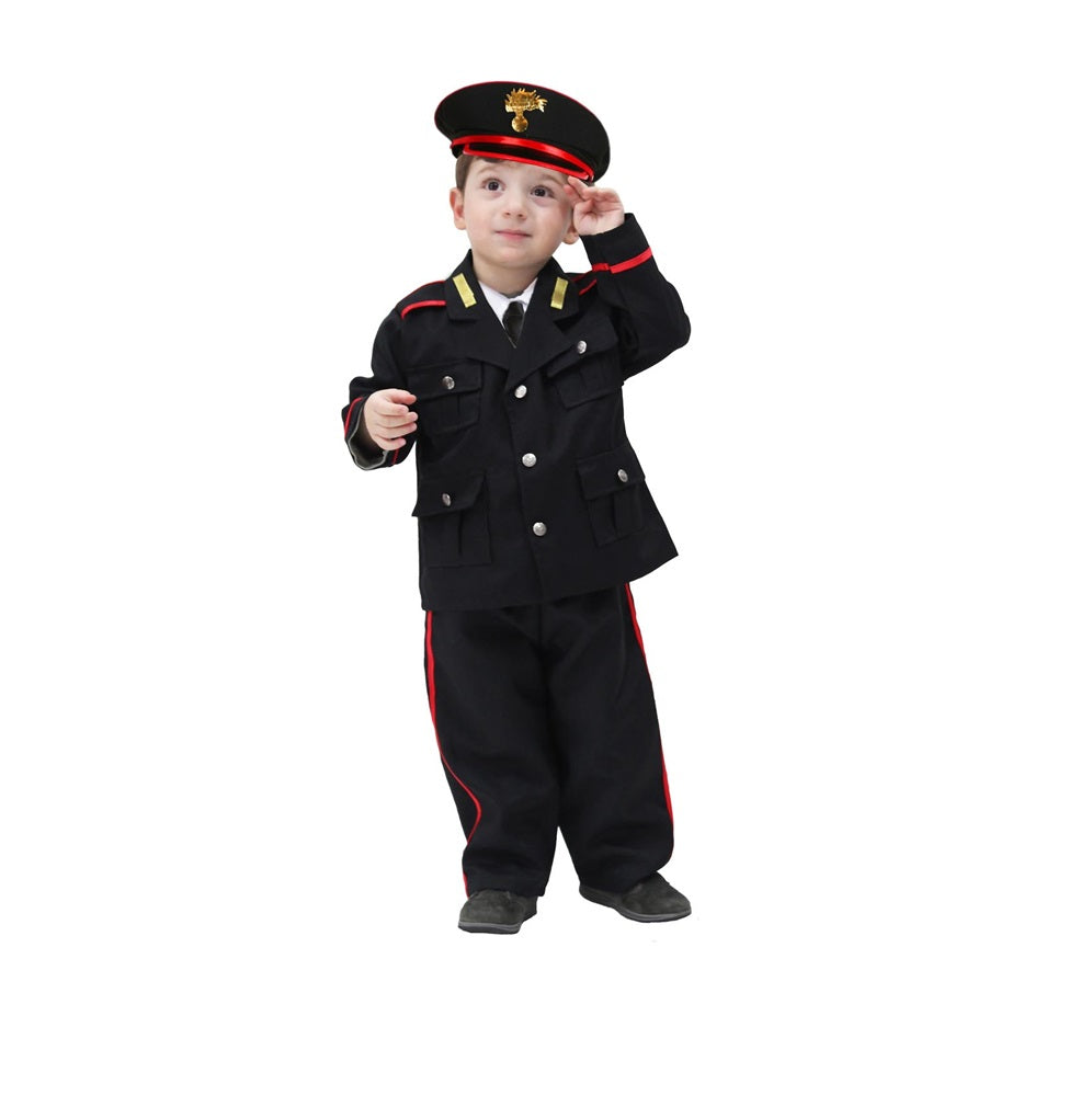 Costume Carabiniere Agente bambino Tg 13/18mesi a 25/36mesi
