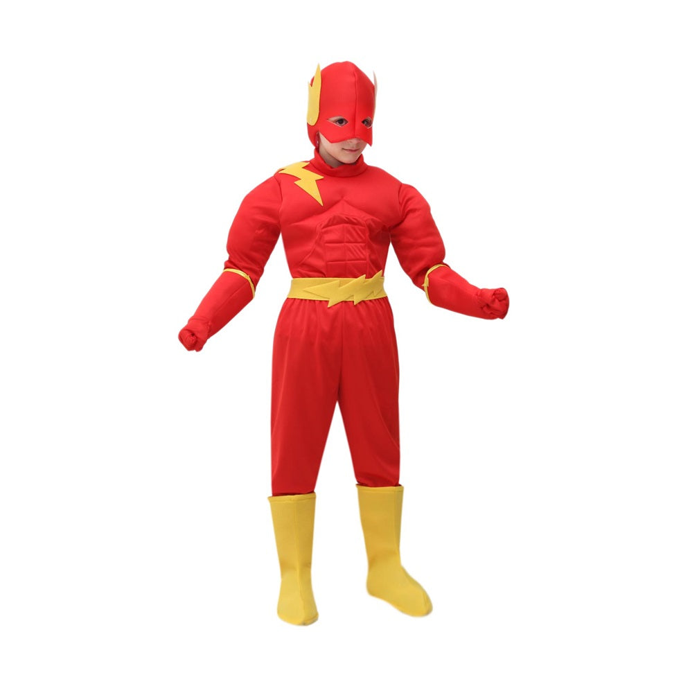 Costume Fulmine Bambino Tg 3/4anni e 4/5anni
