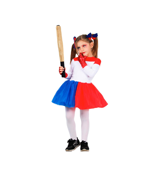 Costume Harley Bad Girl Tg 3/4 a 9/10 anni