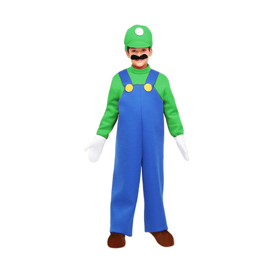 Costume Luigi  Idraulico Bambino Tg 3/4 anni a 4/5 anni