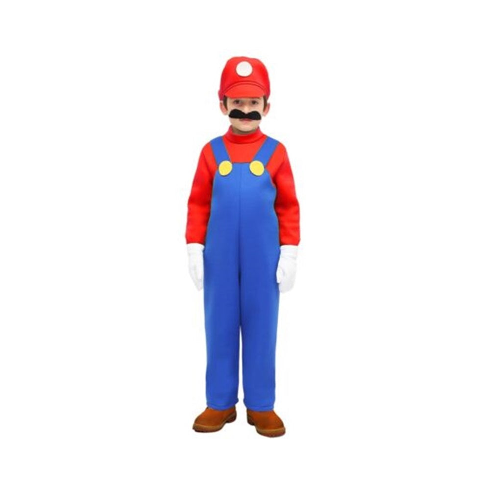 Costume Mario Bambino Tg 3/4 anni e 4/5anni