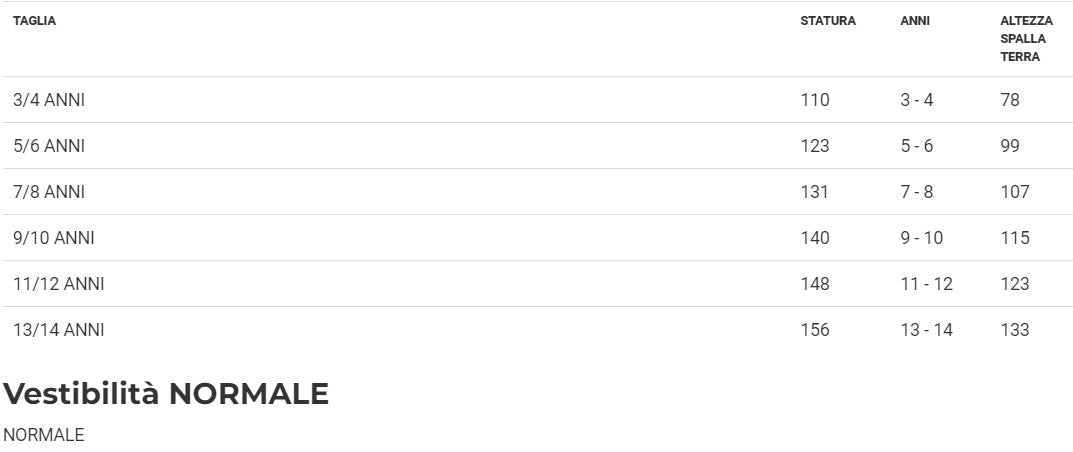 Costume Mercoledi Tg 3/4 anni a tg 13/14