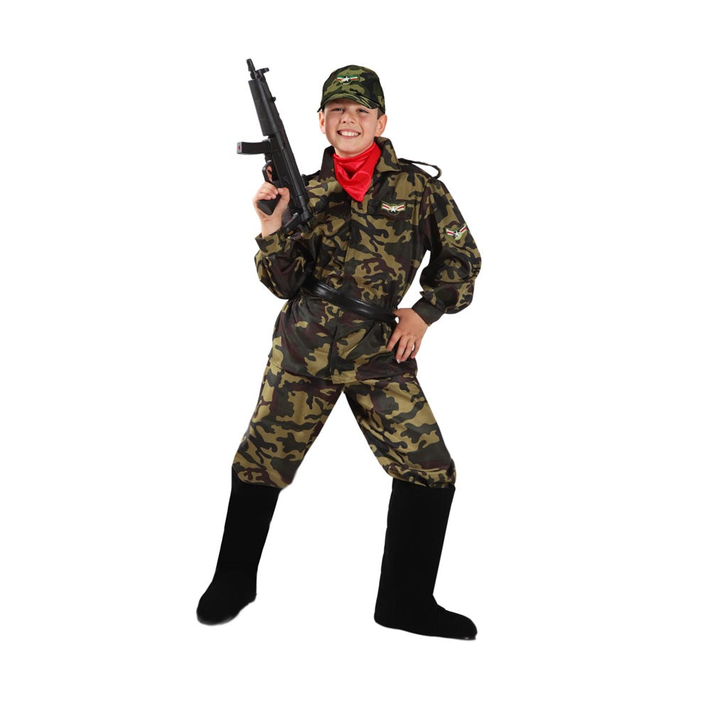 Costume Militare Bambino Tg 5/6anni a 12/13anni