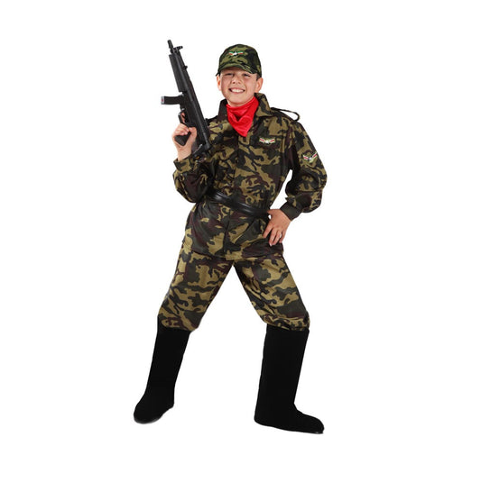 Costume Militare Bambino Tg 5/6anni a 12/13anni