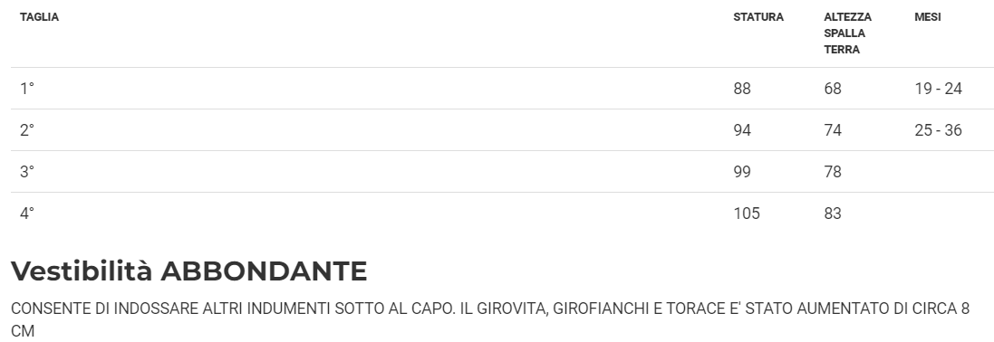 Costume Orsetto Peluche Tg 19/24mesi a 4/5anni