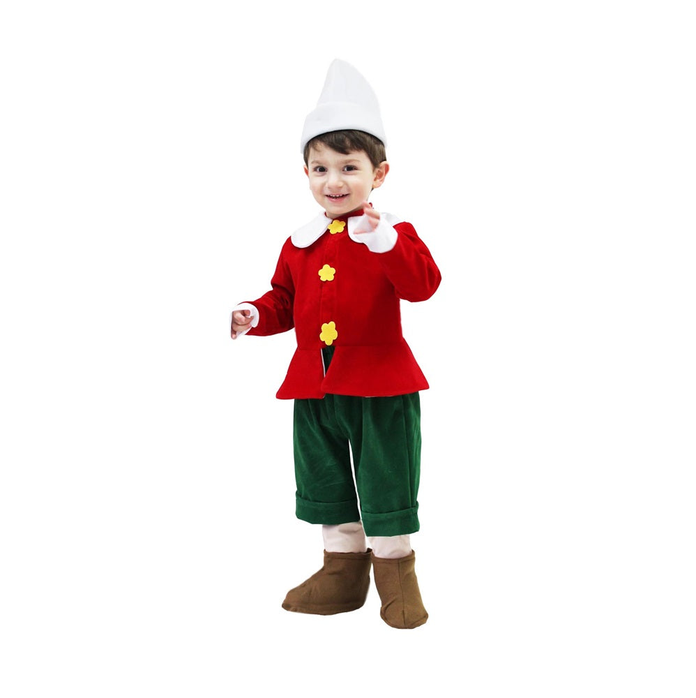 Costume Pinocchio Tg 13/18 mesi a 25/36 mesi