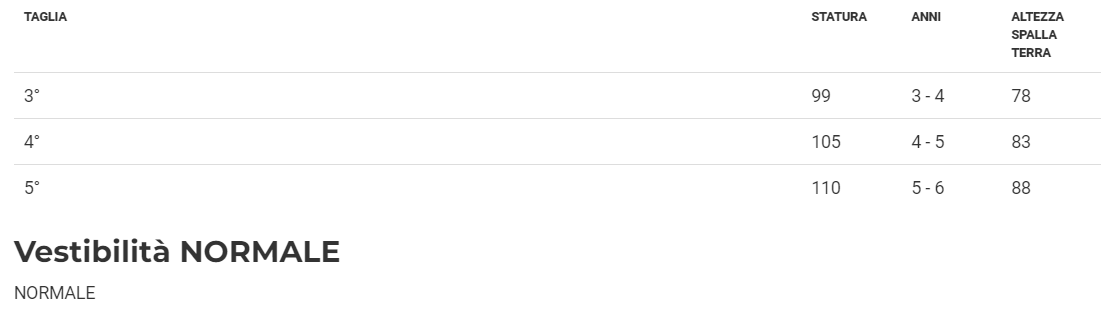 Costume Indiana bambina Tg 3/4 anni a 5/6 anni