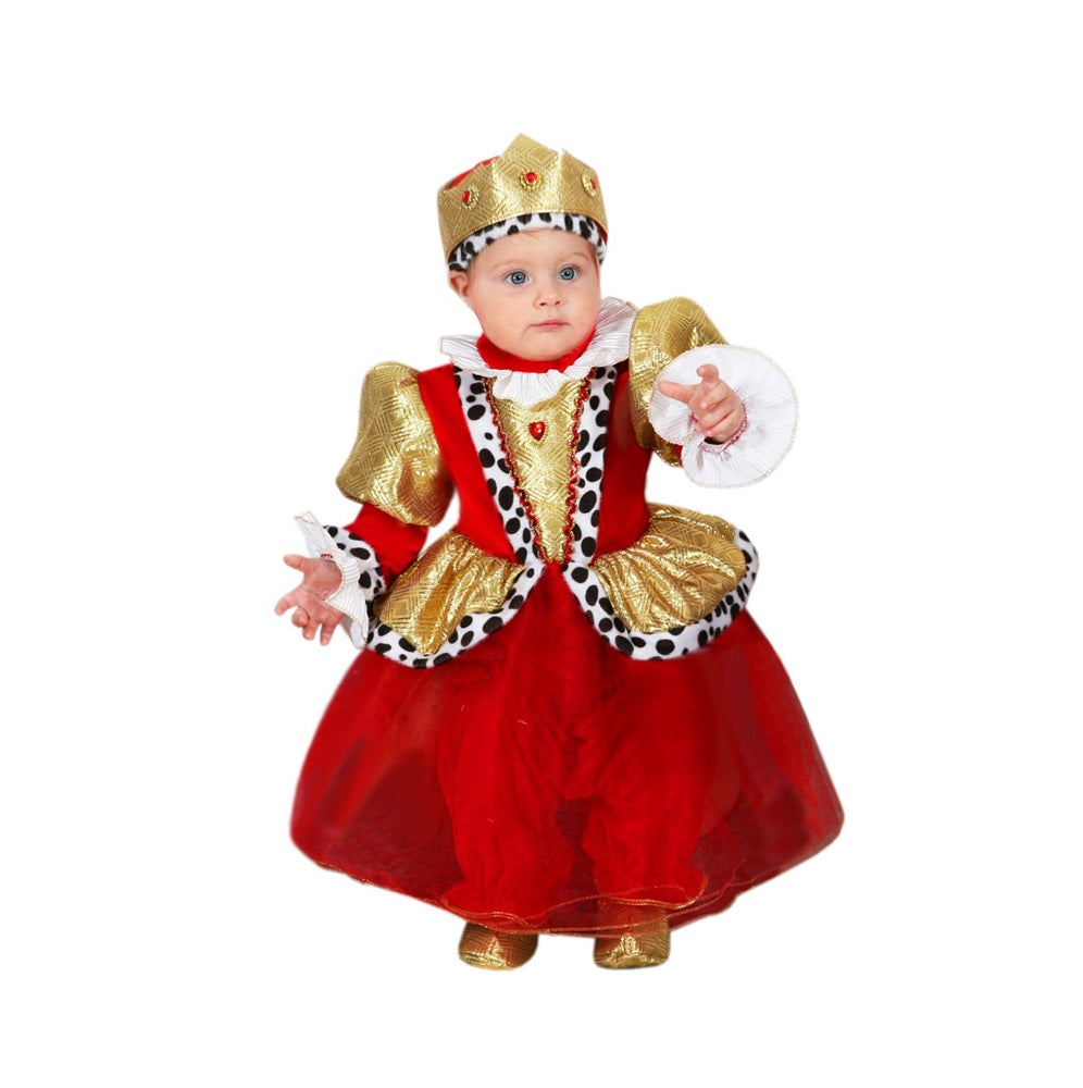 Costume Regina Neonato Tg 3/6mesi a 13/18mesi