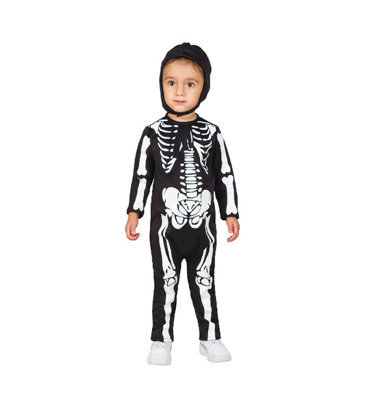 Costume Scheletro Tg 13/18mesi a 25/36mesi