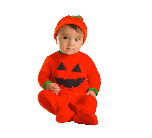 Costume Zucca Baby Tg 1/2 anni a 7/8 anni