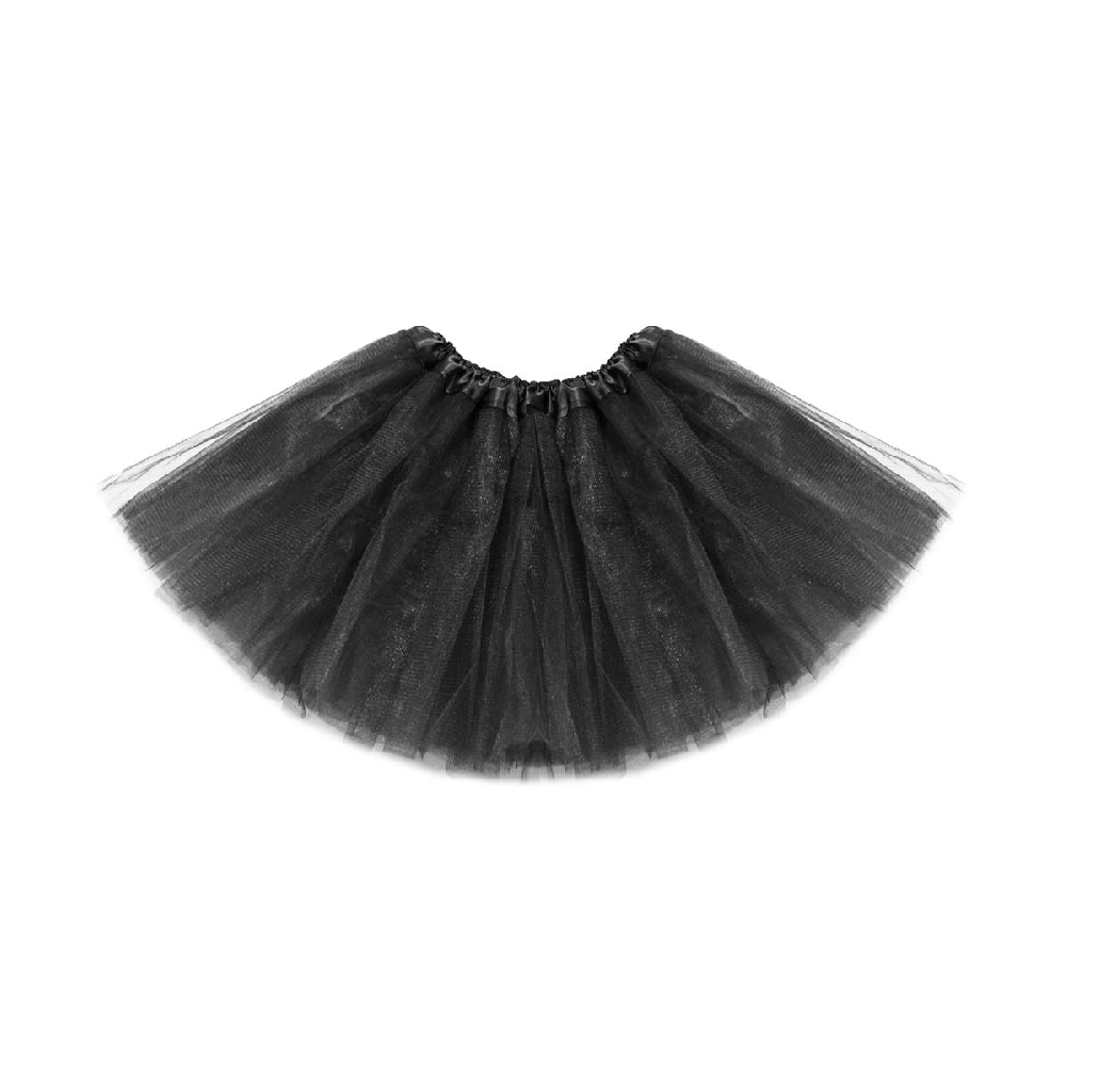 Gonna Tulle Nero Bambina