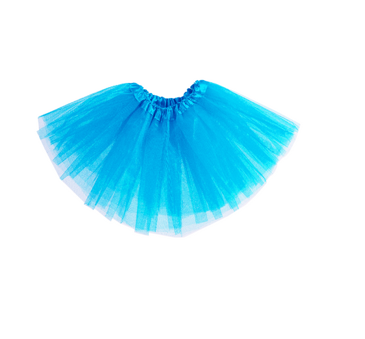 Gonna Tulle Turchese Bambina
