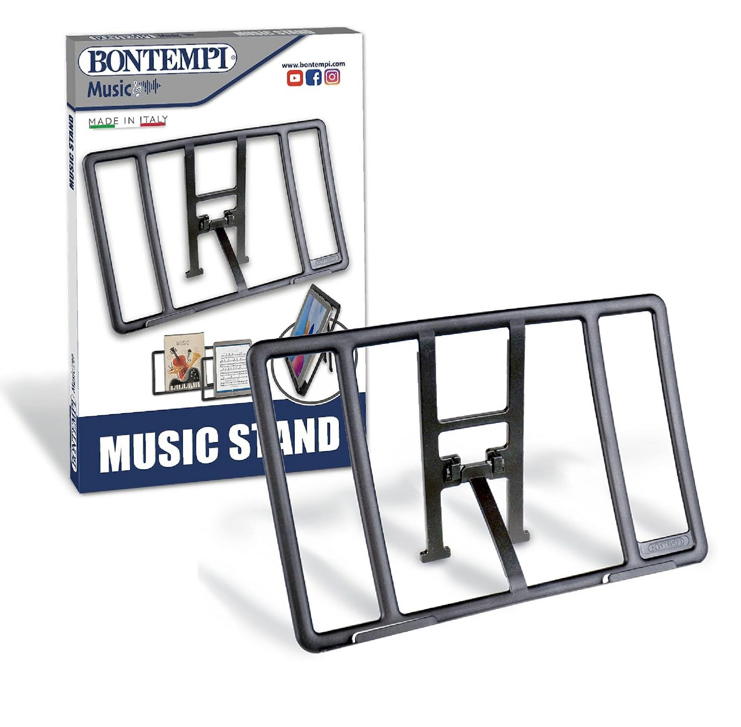 Leggio 651210 Regolabile per Tastiere e Spartiti Musicali