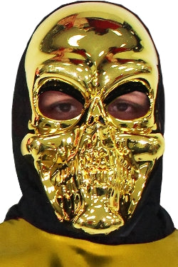 Maschera demone Metallizzata Taglia unica
