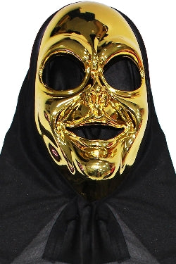 Maschera Spettro metallizzata Taglia unica