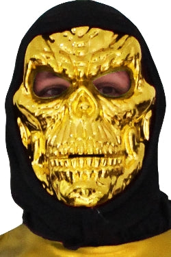 Maschera Teschio metallizzata Taglia Unica
