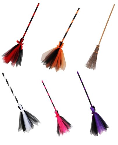 Scopa straga in Tulle Arancione Viola Rosa Rossa