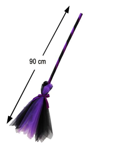 Scopa straga in Tulle Arancione Viola Rosa Rossa