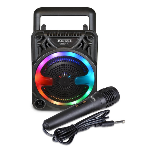 Wireless Speaker Con Microfono e Luci Rgb 491000 Cassa speaker