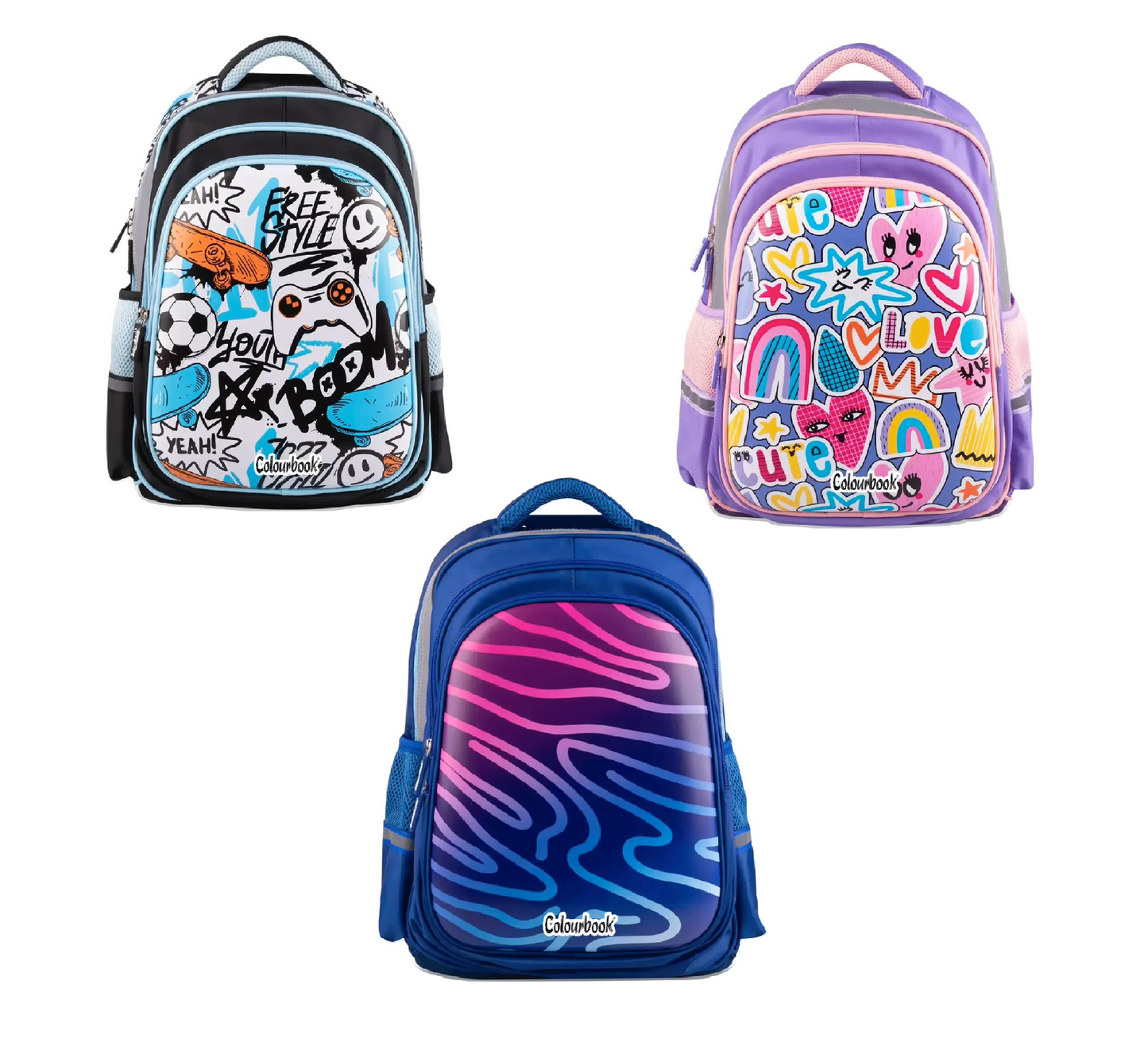 Zaino Abstract Scuola - Abstract Light - Abstract Cute - Abstract Freestyle Graffiti