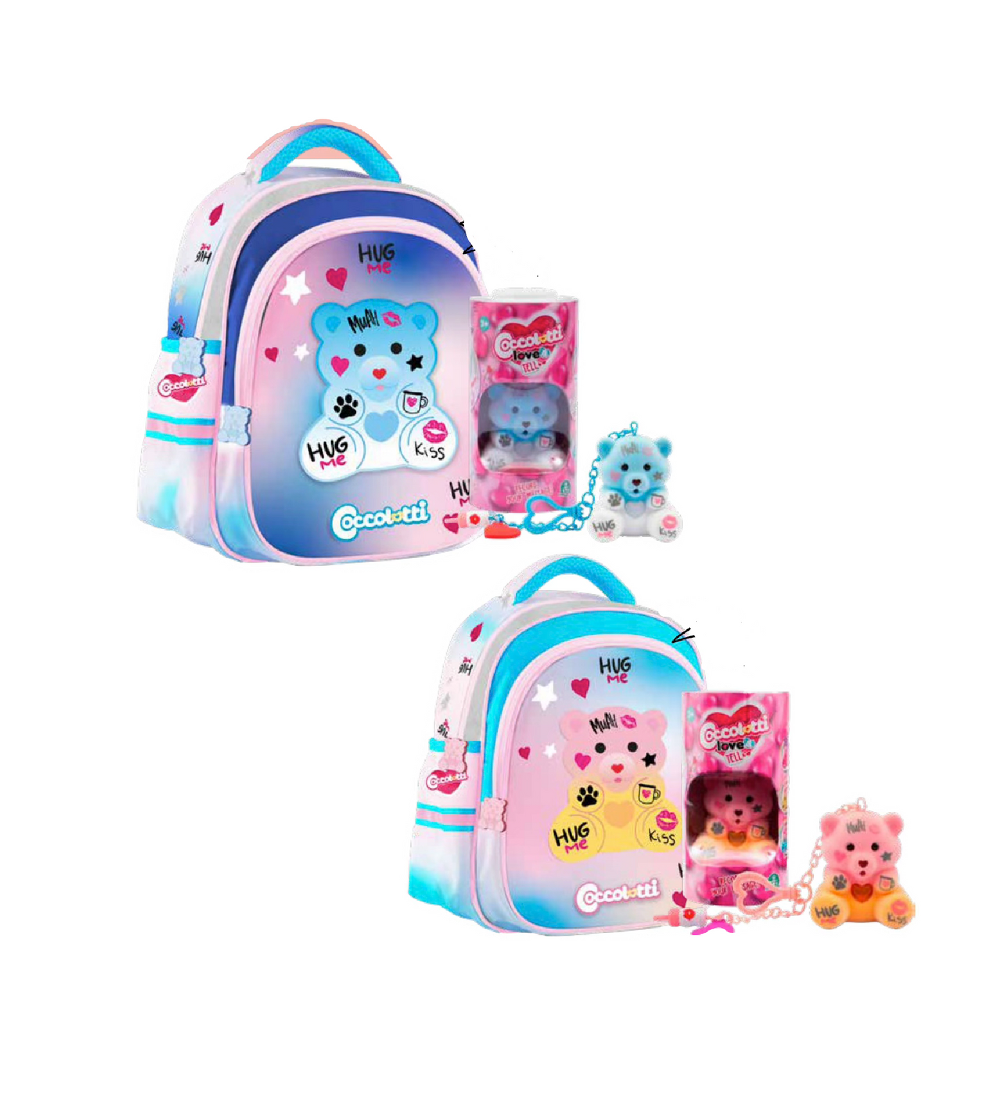 Zaino Asilo Coccolotti Fluo