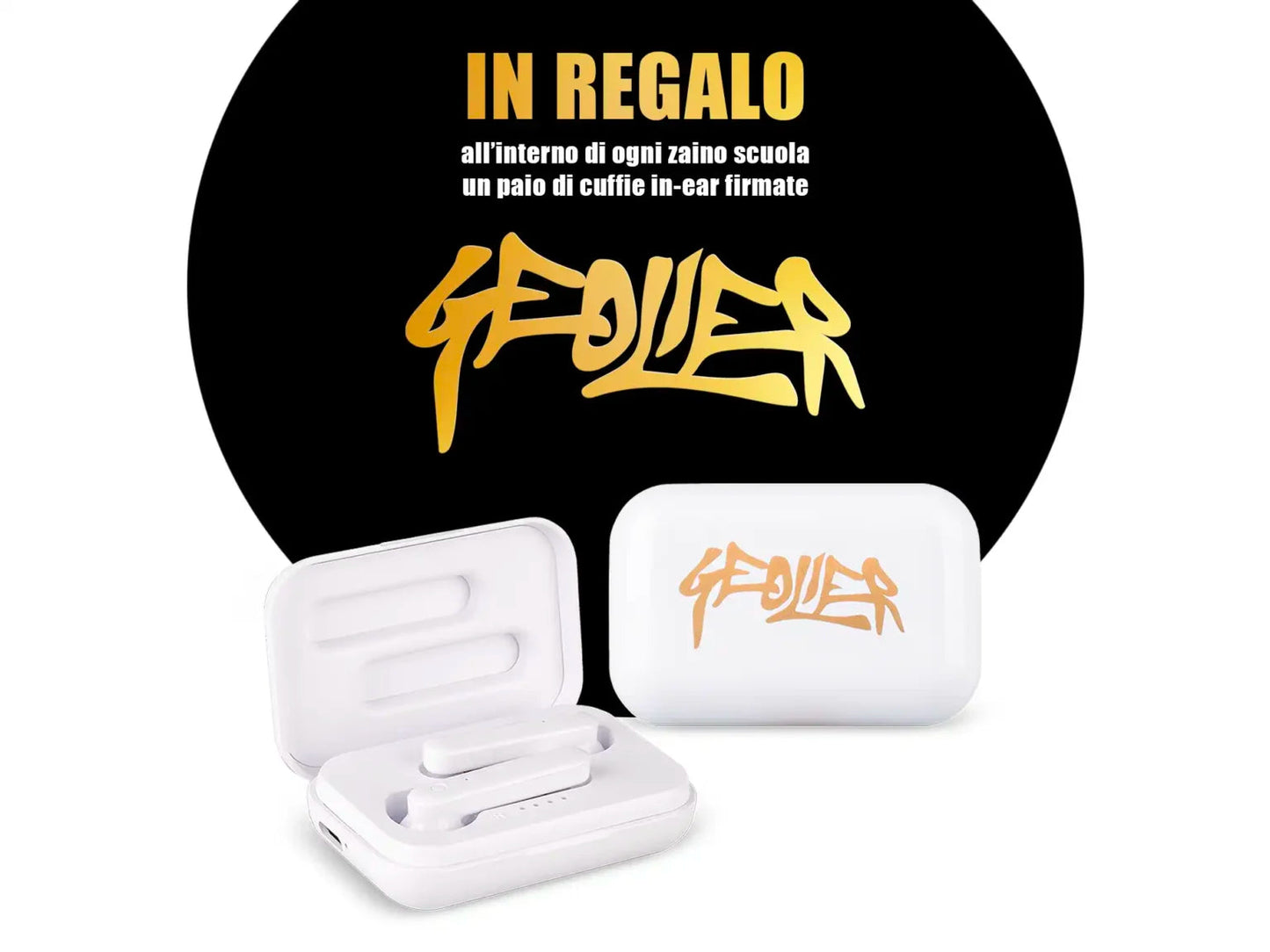 Zaino Geolier Scuola