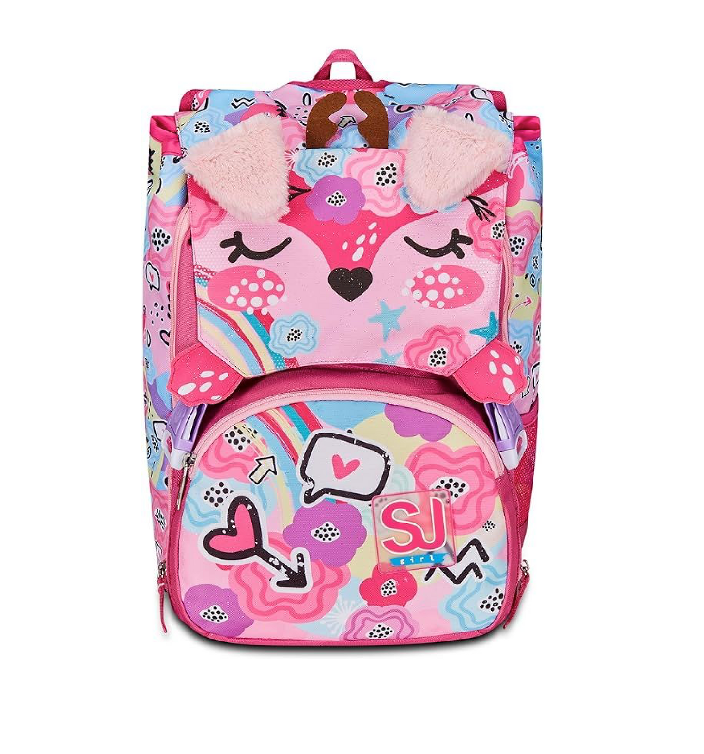 Zaino Sj Pink Hugs Sdoppiabile