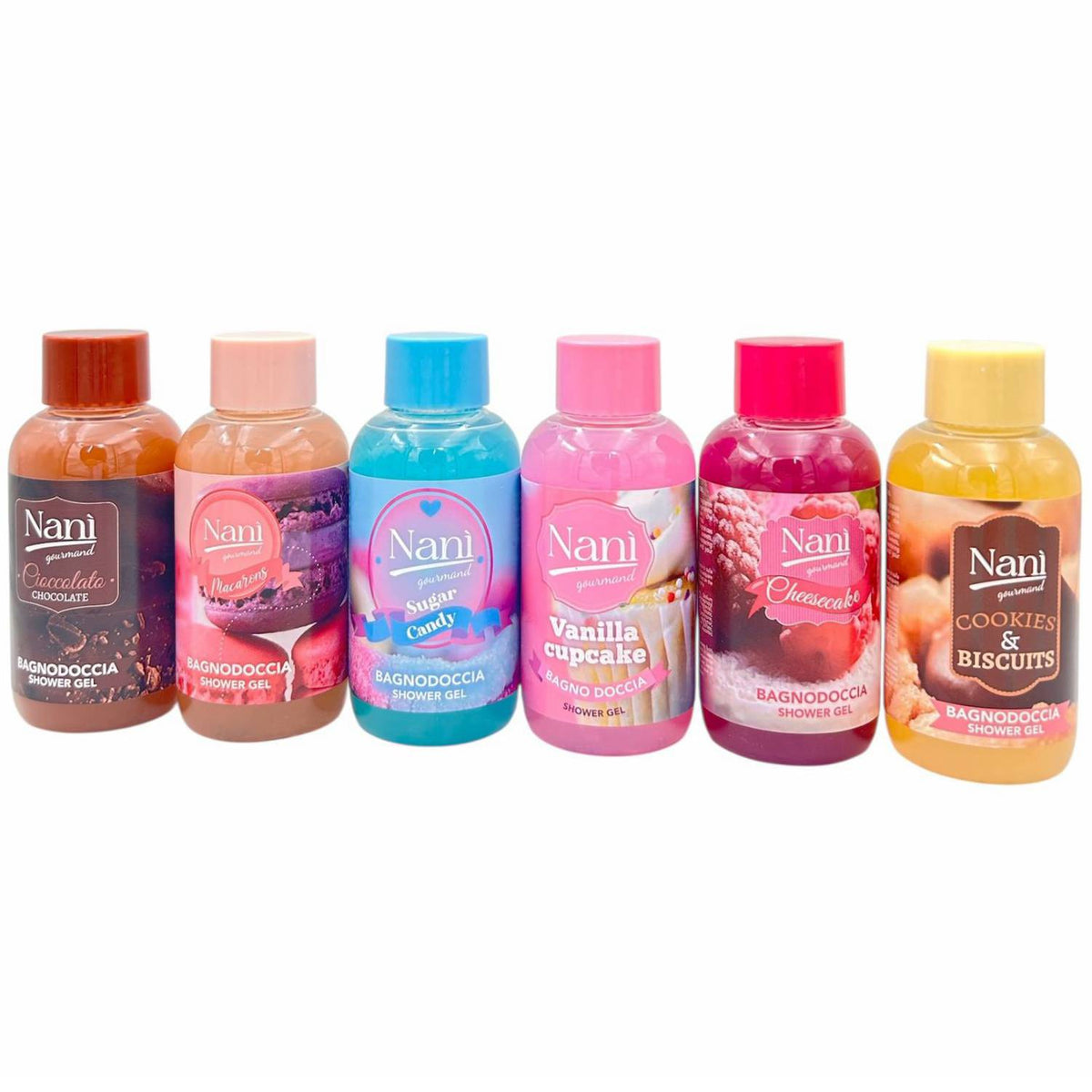 Cofanetto Gourmand 6 Bagnodoccia 100ml - Set Regalo Profumi Dolci