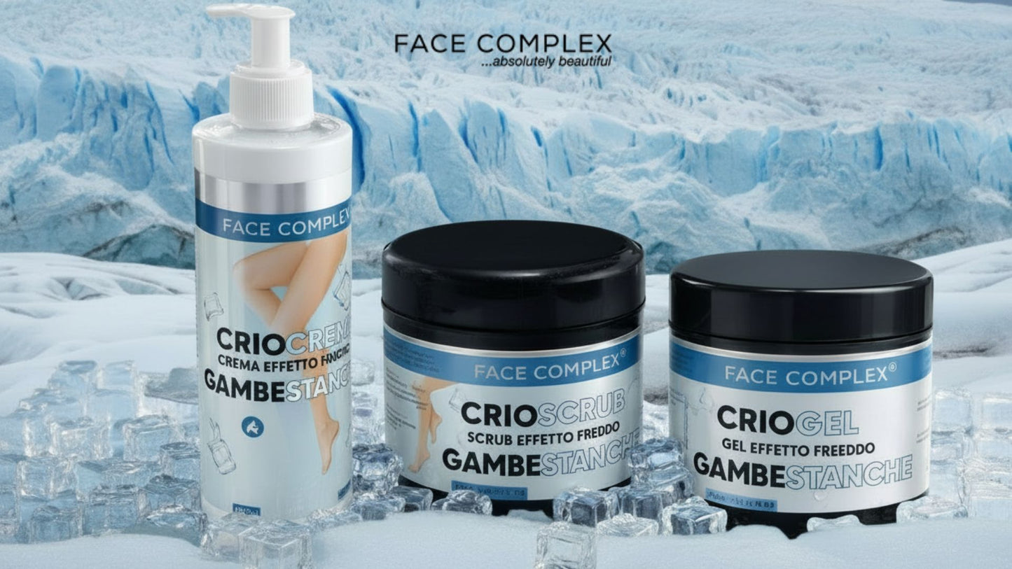 Gambe Stanche Crio Scrub Effetto Freddo - Esfoliante Rinfrescante Tonificante