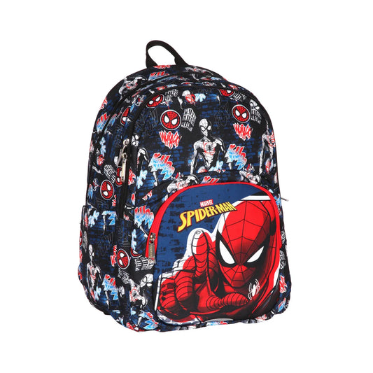 Zaino Spiderman Rider 45x32x22 cm - Zaino Scuola 2 Scomparti