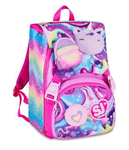 Zaino Sdoppiabile Big SJ Gang Soft Pouch Girl - Zaino Scuola Espandibile Dolce