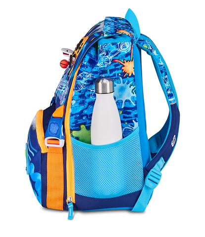 Zaino Sdoppiabile Big SJ Gang Joyful Pins Boy - Zaino Scuola Espandibile Pins