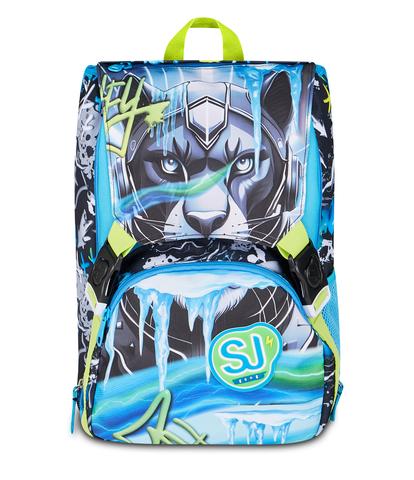 Zaino Sdoppiabile Big SJ Gang Glace Panther Boy - Zaino Scuola Espandibile Pantera