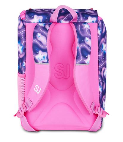 Zaino Sdoppiabile Big SJ Gang Fluffy Pink Girl - Zaino Scuola Espandibile Morbido