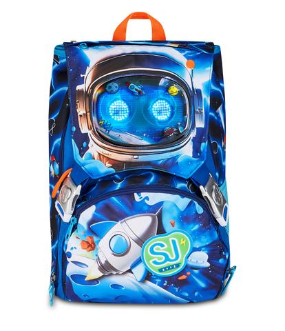 Zaino Sdoppiabile Big SJ Gang Space LED Boy - Zaino Scuola Espandibile Spazio