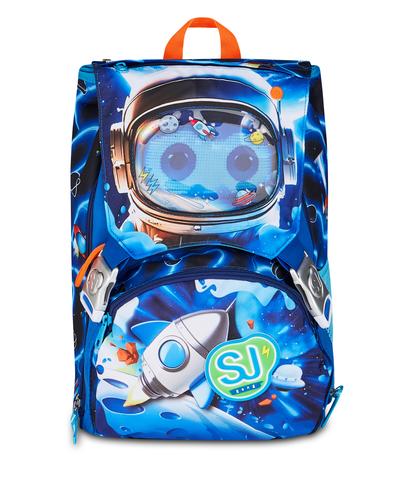Zaino Sdoppiabile Big SJ Gang Space LED Boy - Zaino Scuola Espandibile Spazio
