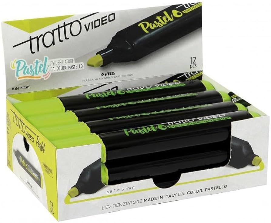 Evidenziatore Pastel Verde Avocado – Verde Soft e Scrittura Fluida