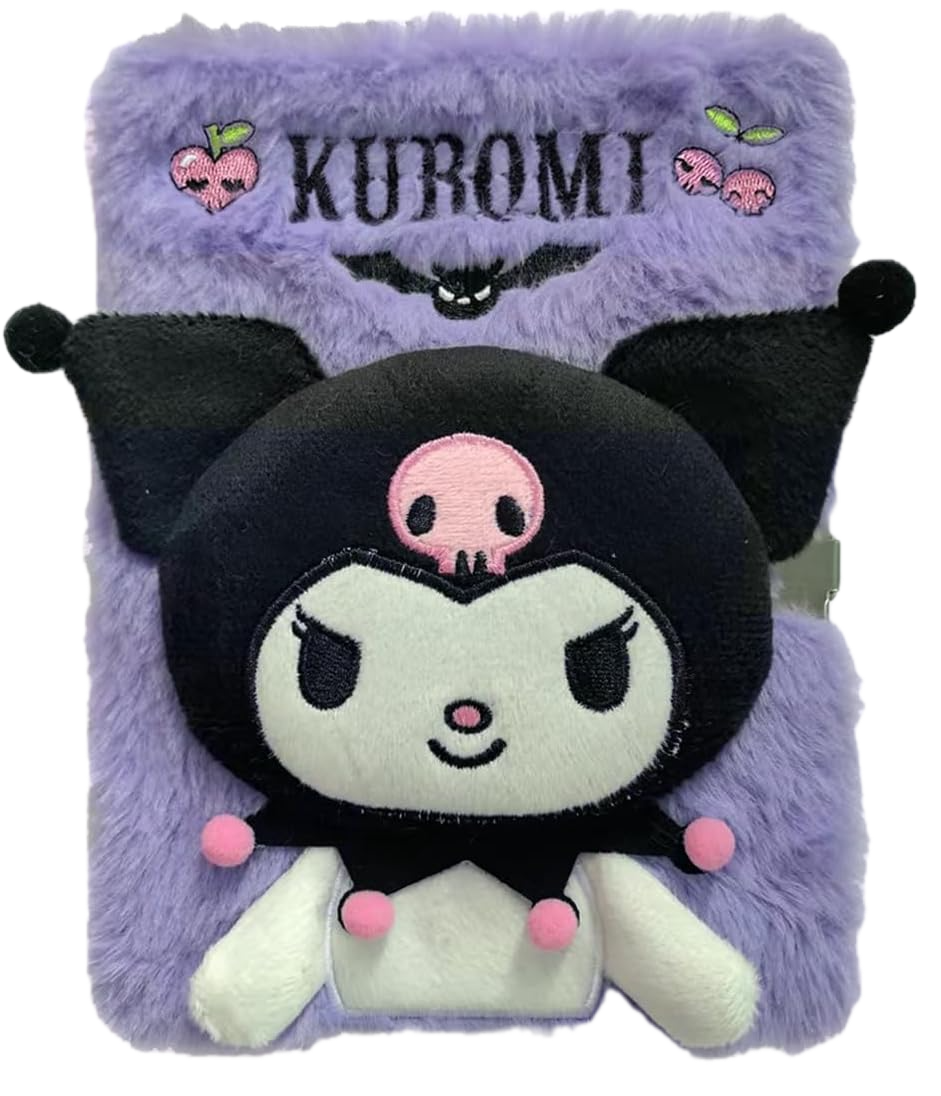 Diario Segreto Kuromi Peluche con Lucchetto